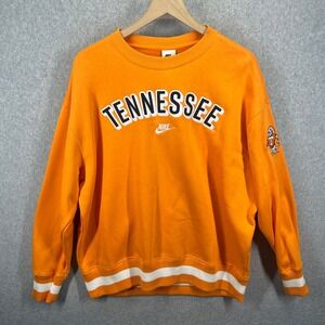 Nike Sweatshirt Womens M Orange Tennessee Volunteers Oversized Crewneck NWT
